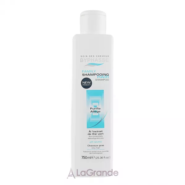 Byphasse Family Shampoo Green Tea Extract Oily Hair ������� ��� ������� ��������� �� ������� � ���������� �������� ���
