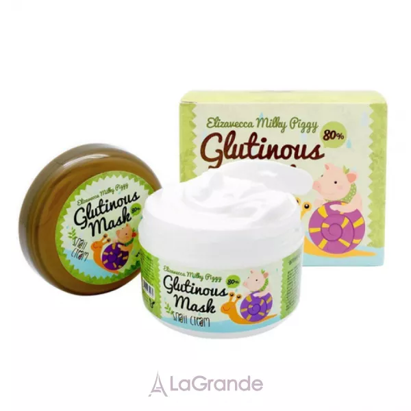 Elizavecca Milky Piggy Glutinous Mask 80% Snail Cream ����-����� ����� � ������� �������