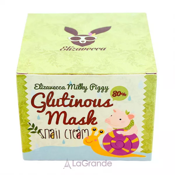 Elizavecca Milky Piggy Glutinous Mask 80% Snail Cream ����-����� ����� � ������� �������