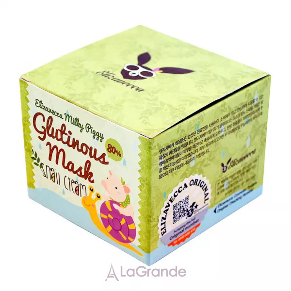 Elizavecca Milky Piggy Glutinous Mask 80% Snail Cream ����-����� ����� � ������� �������