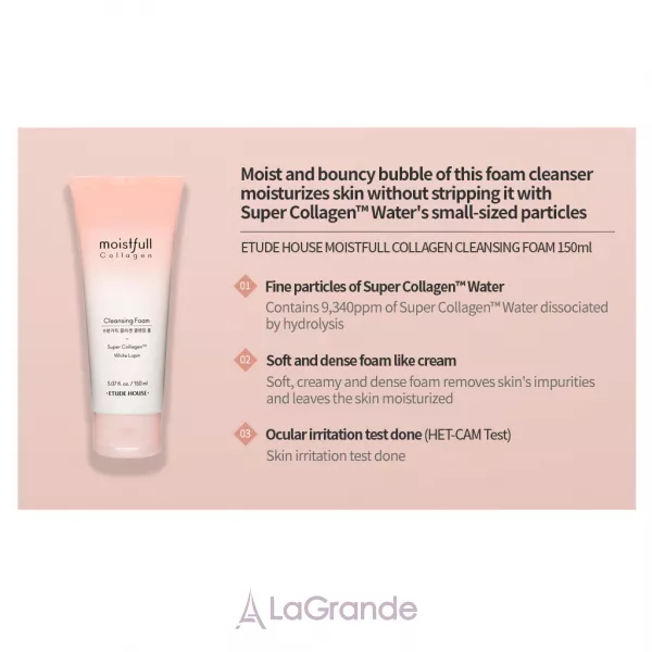 Etude House Moistfull Collagen Cleansing Foam ���������� ���� ��� ������� � ���������
