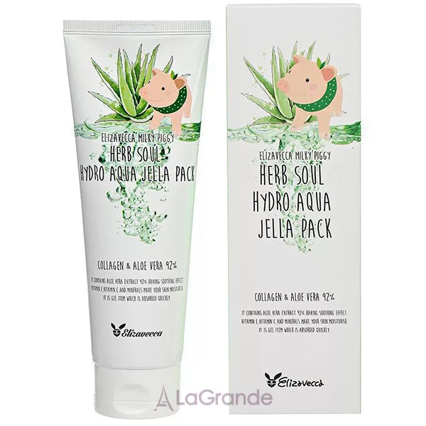 Elizavecca Milky Piggy Herb Soul Hydro Aqua Jella Pack ����� ���������� � ���� �� ���������