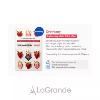 Etude House Therapy Air Mask Strawberry     c  