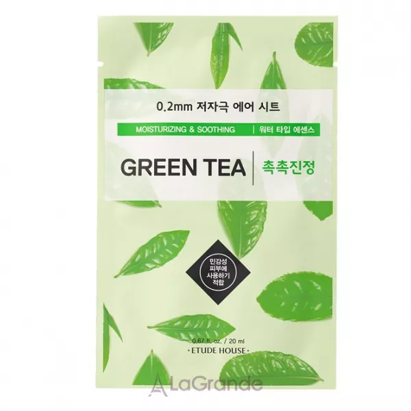 Etude House Therapy Air Mask Green Tea ������������ ����� ��� ���� � ���������� �������� ���