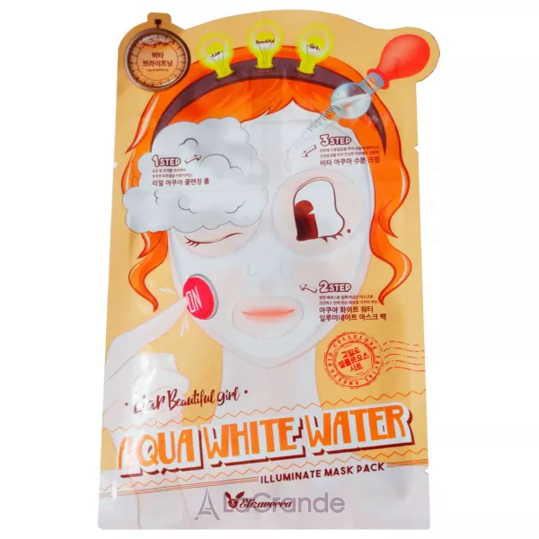 Elizavecca Aqua White Water Illuminate Mask ������������� ������������ �� ���������� �����