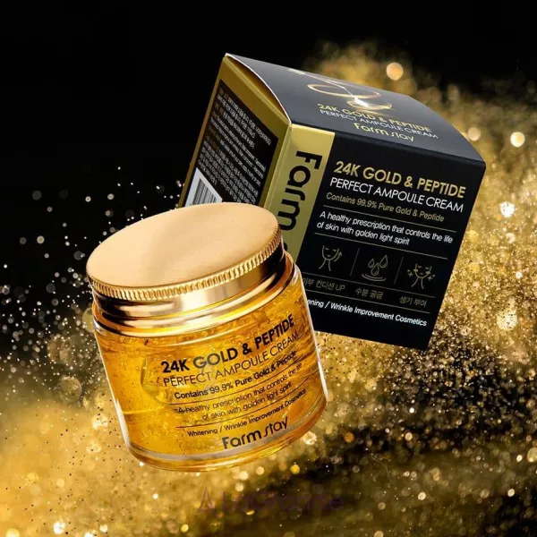 FarmStay 24K Gold & Peptide Perfect Ampoule Cream ��������� ���� ��� ���� � ������� � ���������