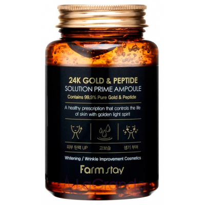 FarmStay 24K Gold & Peptide Solution Prime Ampoule     24K   