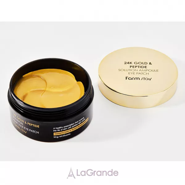 FarmStay 24K Gold & Peptide Solution Ampoule Eye Patch ������������ ����� ��� ����