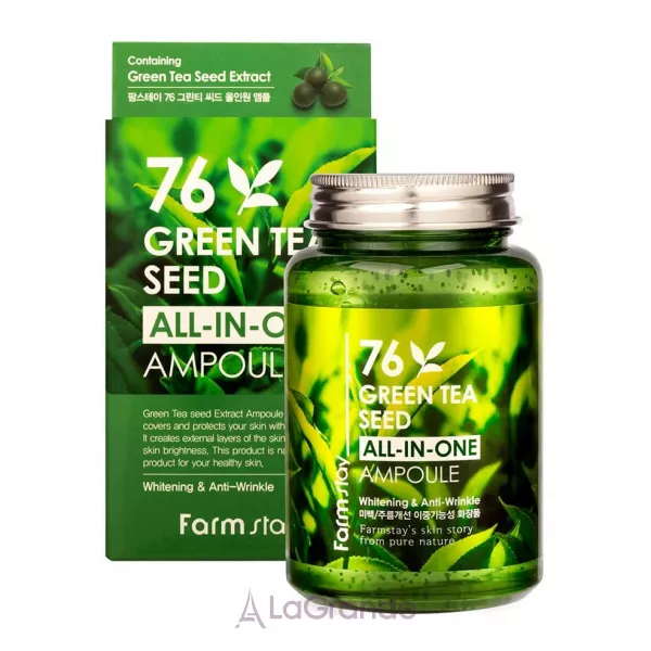 FarmStay All-In-One 76 Green Tea Seed Ampoule �������� ��������� ��� ������� �� ������� ���