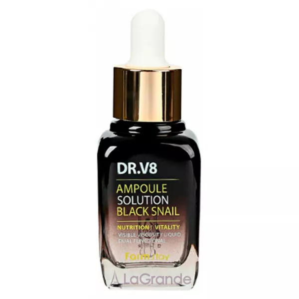 FarmStay DR.V8 Ampoule Solution Black Snail ��������� ��������� ��� ���� � ������� ������ ������