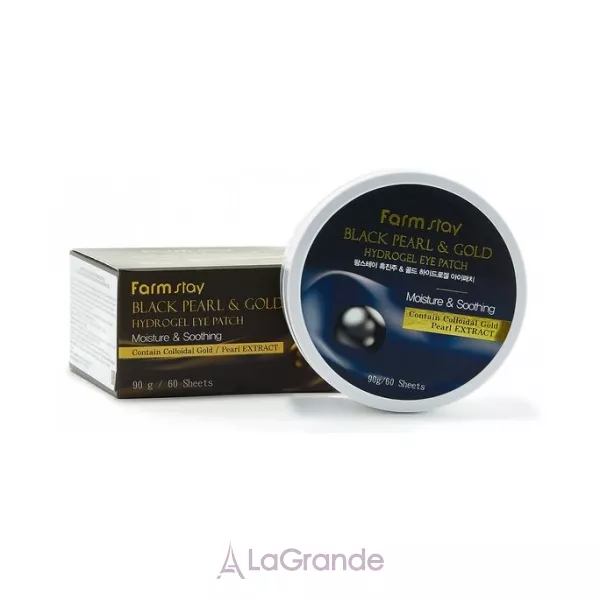 FarmStay Black Pearl & Gold Hydrogel Eye Patch ó�������� ����� ��� ���� 