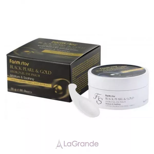 FarmStay Black Pearl & Gold Hydrogel Eye Patch ó�������� ����� ��� ���� 