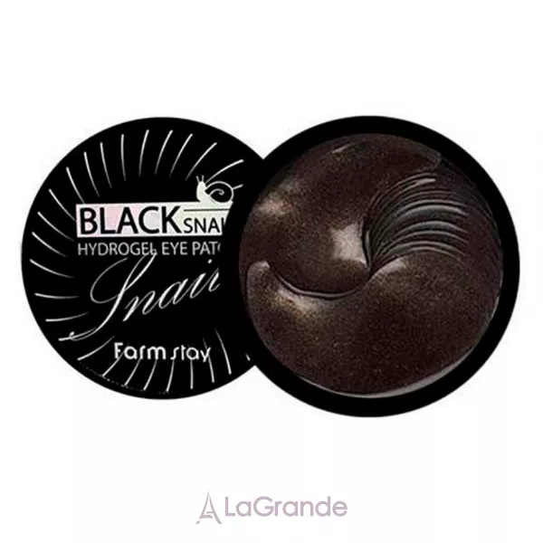 FarmStay Black Snail Hydrogel Eye Patch ������������ ����� ��� ���� � ������� ������ ������