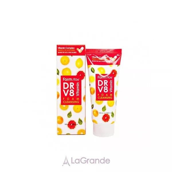 FarmStay DR.V8 Vitamin Foam Cleansing ���������� ����� ��� ���� ��� �������� ����