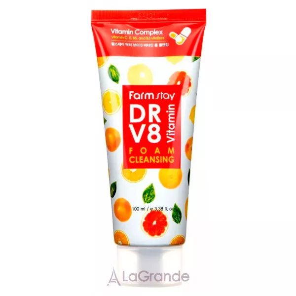 FarmStay DR.V8 Vitamin Foam Cleansing ���������� ����� ��� ���� ��� �������� ����