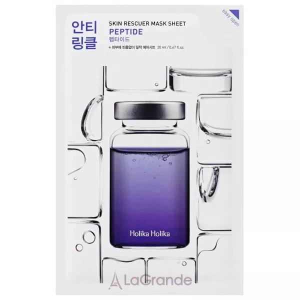 Holika Holika Skin Rescuer Mask Sheet Peptide �������� ����� ��� ���� � ���������