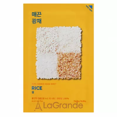 Holika Holika Pure Essence Mask Sheet Rice   