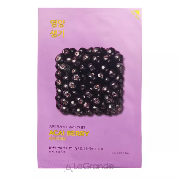 Holika Holika Pure Essence Mask Sheet Acai Berry �������� ����� 