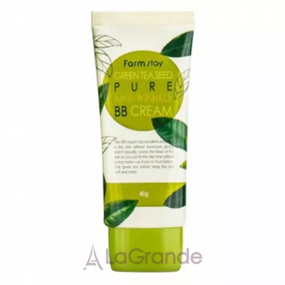 Farmstay Green Tea Seed Pure Anti-Wrinkle BB Cream -    