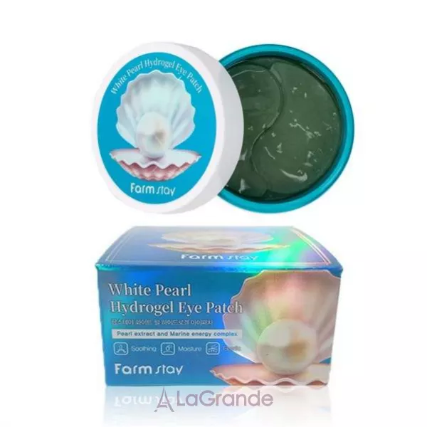 FarmStay White Pearl Hydrogel Eye Patch ����� ��������� ��� ���� � ���������� �����