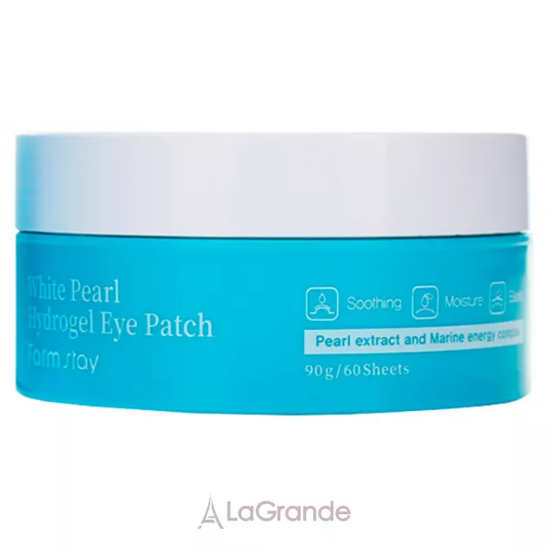 FarmStay White Pearl Hydrogel Eye Patch ����� ��������� ��� ���� � ���������� �����