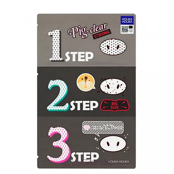 Holika Holika Pig Clear Blackhead 3-Step Kit (Strong) ���� ��� �������� �� � �������� �������