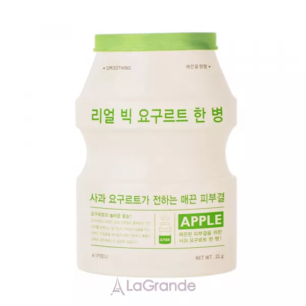 A'pieu Real Big Yogurt One-Bottle Smoothing Face Mask Apple ���������� �������� ����� 