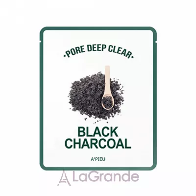 A'pieu Pore Deep Clear Black Charcoal Mask        