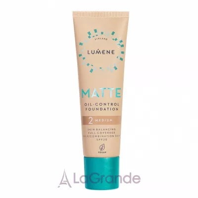 Lumene Matte Oil-control Foundation  ,  .