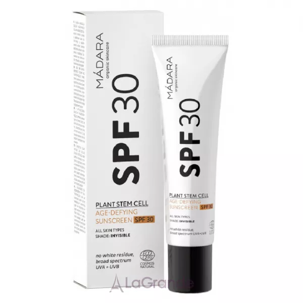 Madara Plant Stem Cell Age-Defying Sunscreen SPF 30 ������������� ����, �� ��������� ������� SPF 30