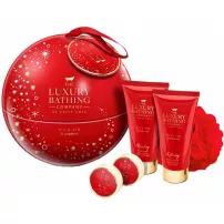 Grace Cole The Luxury Bathing Showstopper Wild Fig & Cranberry Opulence ����� (b/wash 50ml+b/cream 50ml+bath fizzer 2x25g+sponge)