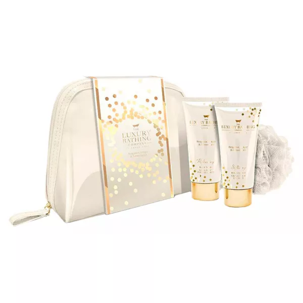 Grace Cole The Luxury Bathing Bergamot Ginger & Lemongrass ����� ��� ���� (cr/100 ml+sh/gel/100 ml+sponge + bag)