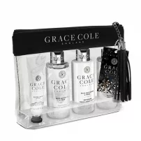 Grace Cole White Nectarine & Pear Travel Set ����� "����� �������� � �����" (hand/cr/30ml+sh/gel/100ml+b/lot/100ml+b/spay/100ml+bag)