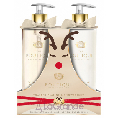 Grace Cole Boutique Hand Care Duo Toasted Praline & Snowberries          (h/lot/500ml + h/wash/500ml)