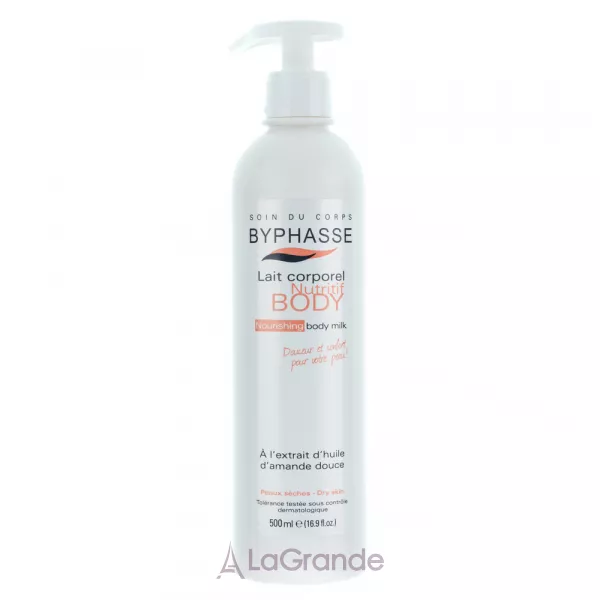 Byphasse Nourishing Body Milk Almond Oil Extract Dry Skin ������� ��� ���, �� ������� � ������ �������