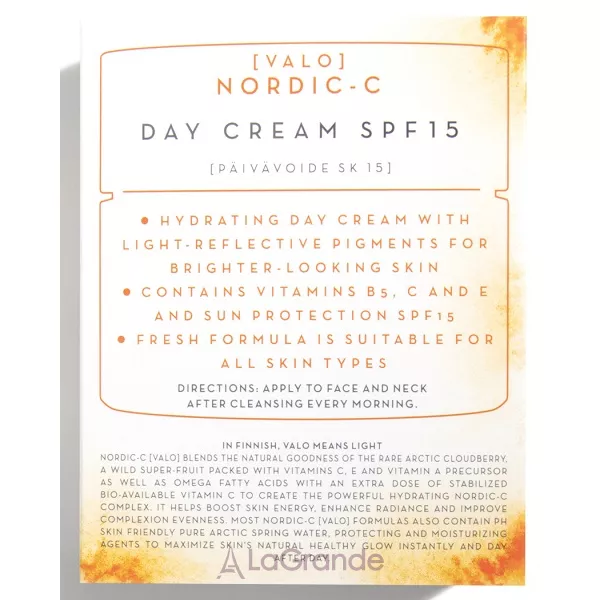 Lumene Valo Light Day Cream SPF 15 ������� ���� ��� ������ ����