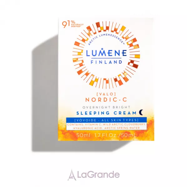 Lumene Valo Overnight Bright Sleeping Cream ������ ���� ��� ���� � ��������� �