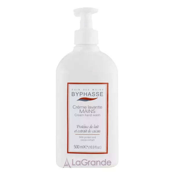 Byphasse Liquid Cream Hand Wash Milk Protein And Cocoa Extract ���� ������� ��� ��� 