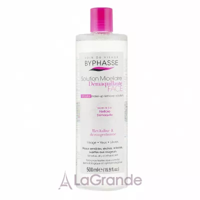 Byphasse Micellar Make-Up Remover Solution Sensitive, Dry And Irritated Skin     