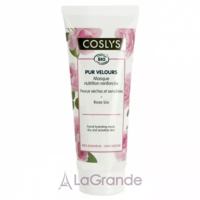 Coslys Facial Hydrating Mask with Organic Rose Floral Water            