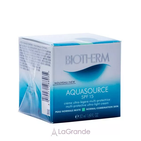 Biotherm Aquasource SPF 15 ���� ��� ������� ��� ��������� �� ���������� ����