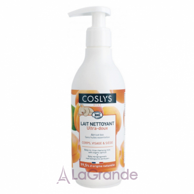 Coslys Baby Care Baby No-Rince Cleansing Milk With Organic Apricot Kernel Oil  ,  ,     