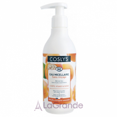 Coslys Baby Care Cleansing Water With Organic Apricot Extract         