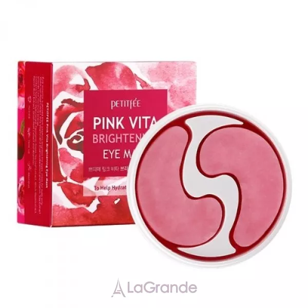Petitfee & Koelf Pink Vita Brightening Eye Mask ������������ ����� �� ��� �� ����� ������� ������ ����