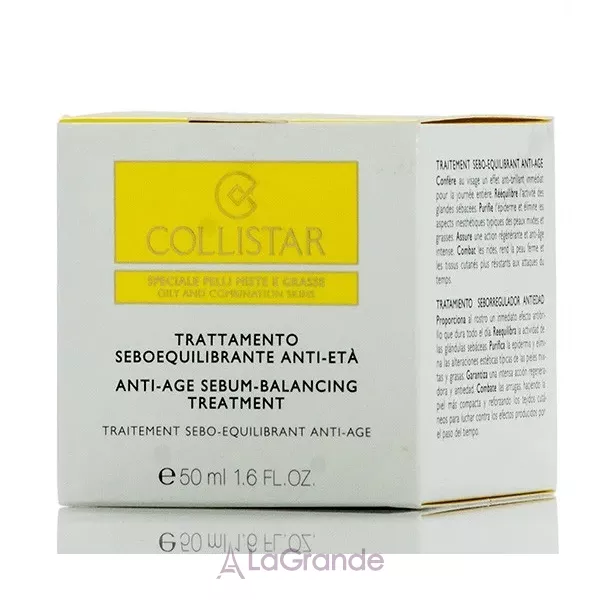 Collistar Special Combination and Oily Skins Anti-Age Sebum-Balancing ���������� ���� ��� ����� �� ���������� ����