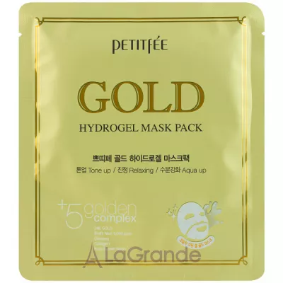 Petitfee & Koelf Gold Hydrogel Mask +5 Golden Complex        +5