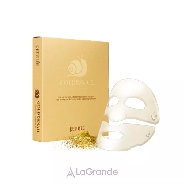 Petitfee & Koelf Gold & Snail Hydrogel Mask ������������ ����� ��� ���� � ������� � �������