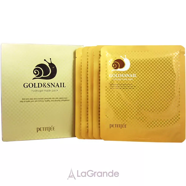 Petitfee & Koelf Gold & Snail Hydrogel Mask ������������ ����� ��� ���� � ������� � �������