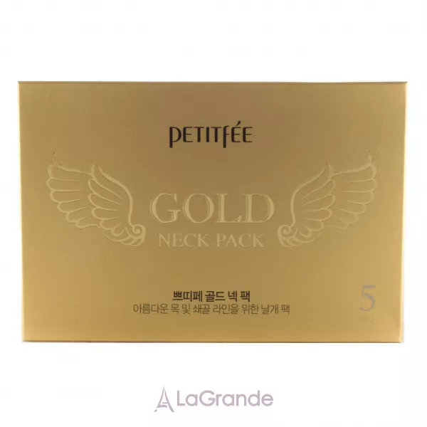 Petitfee & Koelf "HYDROGEL ANGEL WINGS" Gold Neck Pack ������������ ����� ��� ���