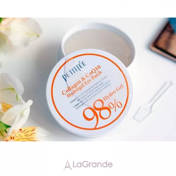 Petitfee & Koelf Collagen & Co Q10 Hydrogel Eye Patch ������������ ����� ��� ���� � ���������� � ��������� Q10